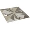 Ekena Millwork 19 5/8in. W x 19 5/8in. H Nikki EnduraWall Decorative 3D Wall Panel Covers 2.67 Sq. Ft. WP20X20NKBCR - alternate 4